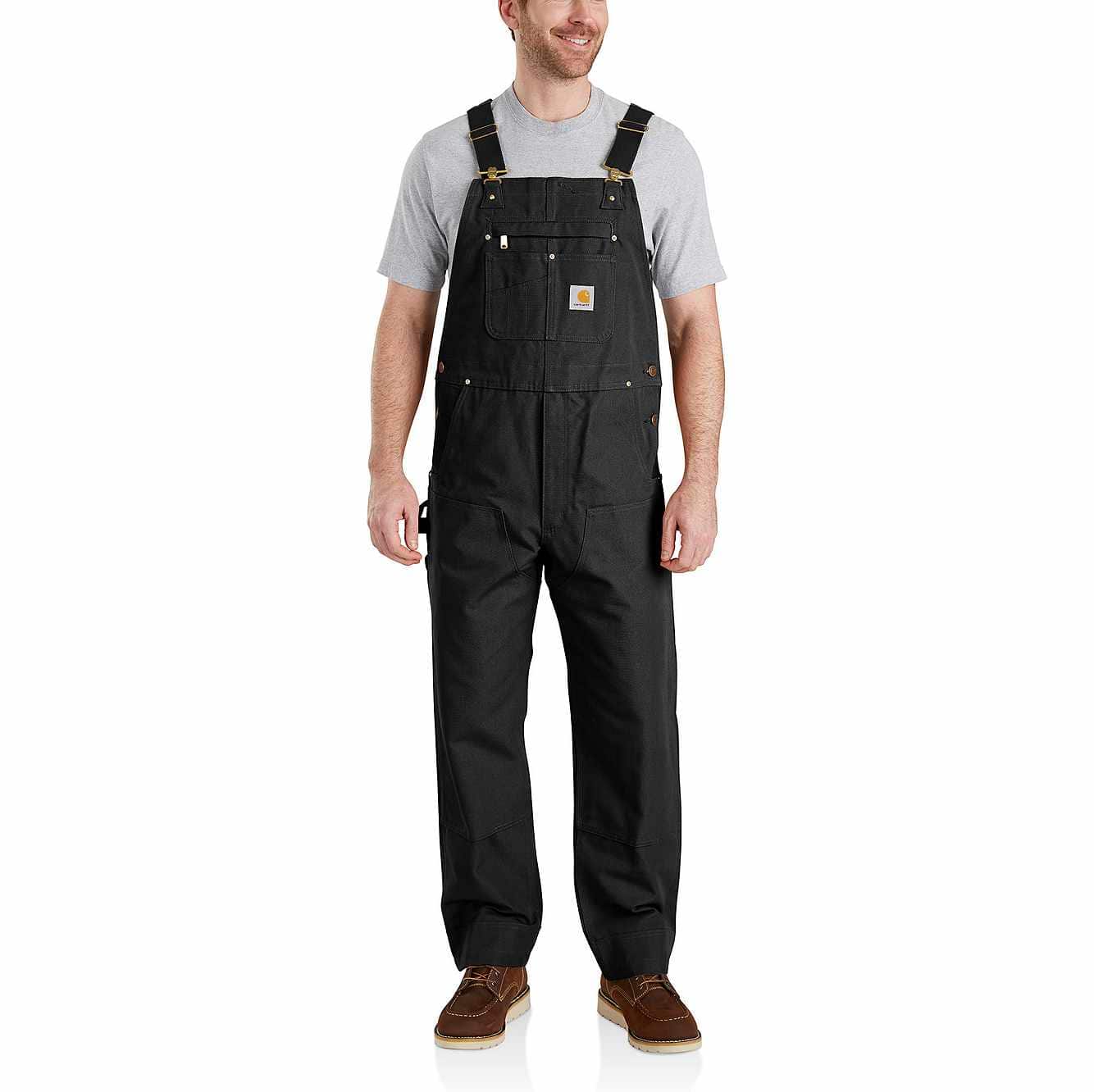 Carhartt Iconic R01 Duck Bib Overall - Black