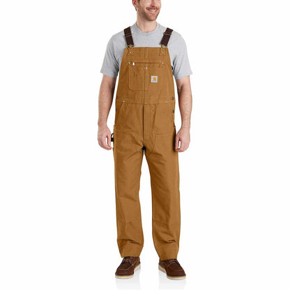Carhartt Iconic R01 Duck Bib Overall - Carhartt Brown