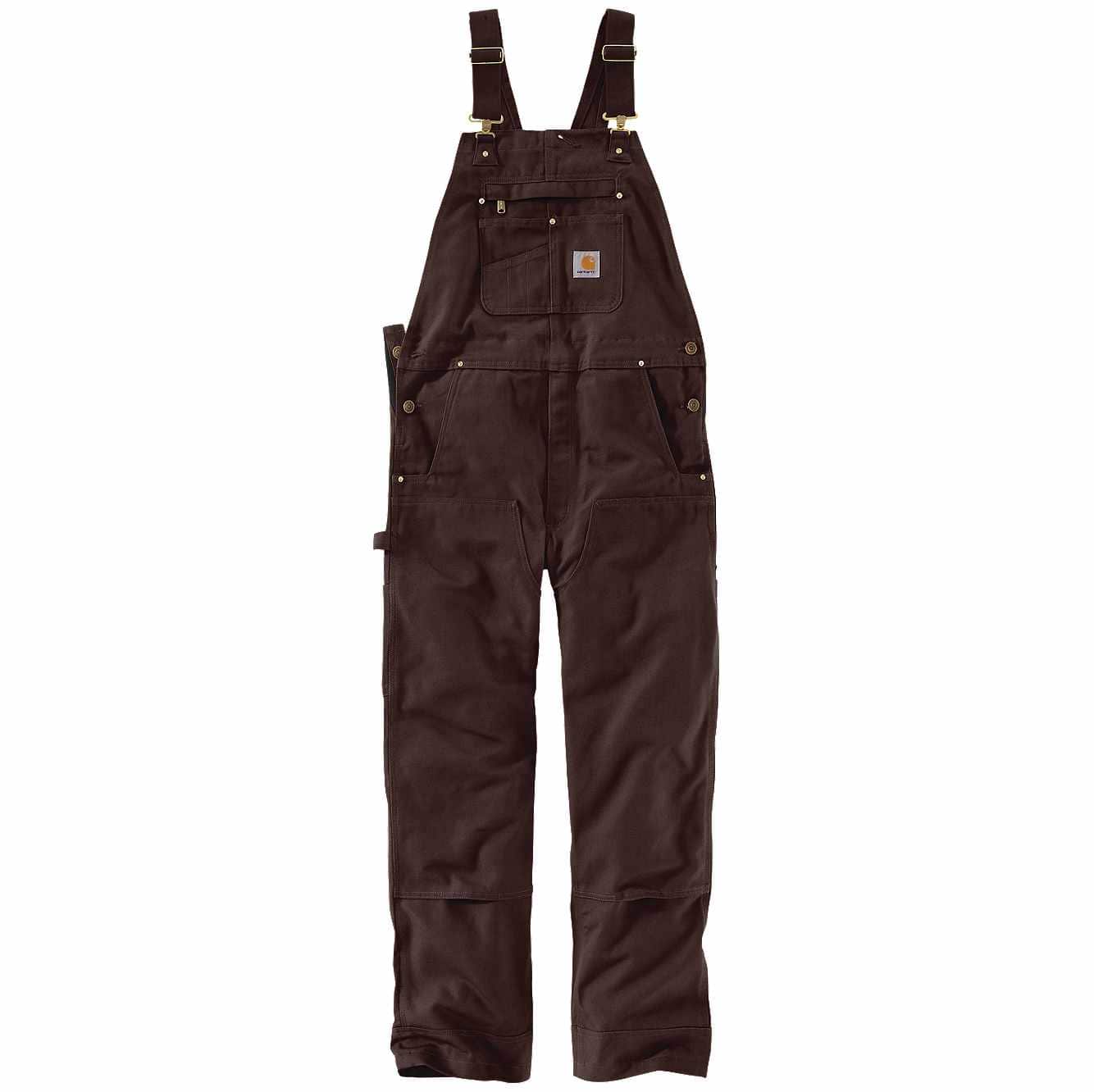 Carhartt Iconic R01 Duck Bib Overall - Dark Brown