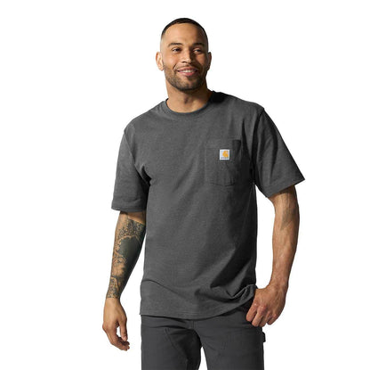 Carhartt Iconic K87 Pocket T-Shirt - Carbon Heather