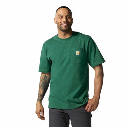 Carhartt Iconic K87 Pocket T-Shirt - North Woods Heather