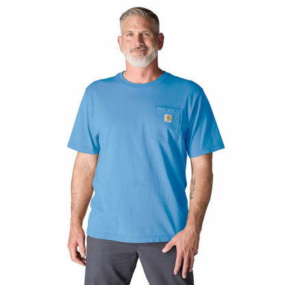 Carhartt Iconic K87 Pocket T-Shirt - Tranquil Blue