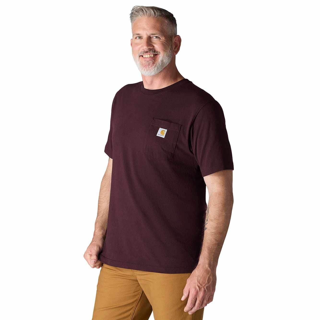 Carhartt Iconic K87 Pocket T-Shirt - Port
