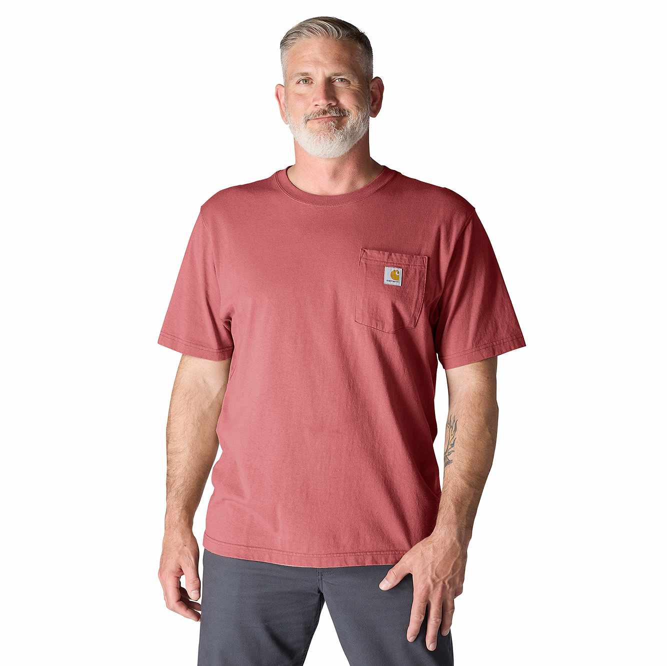 Carhartt Iconic K87 Pocket T-Shirt - Light Amber