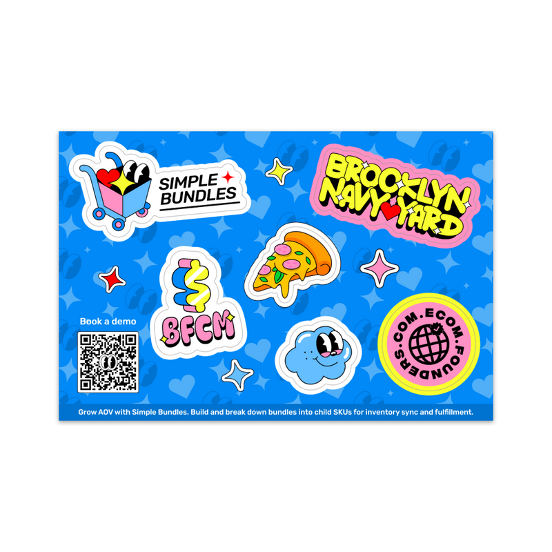 Ecom Founders Sticker Sheet - New York 2024