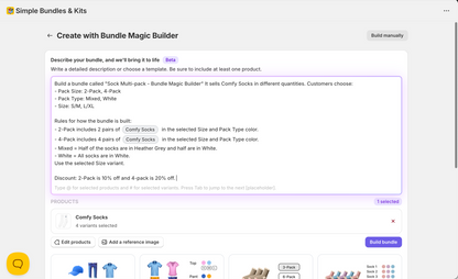 Sock Multi-pack - Bundle Magic Builder